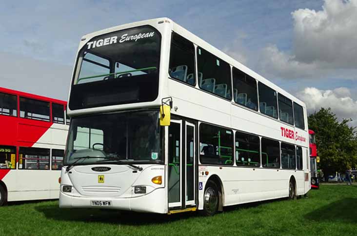 Tiger European Scania N94UD East Lancs Omnidekka YN05WFW